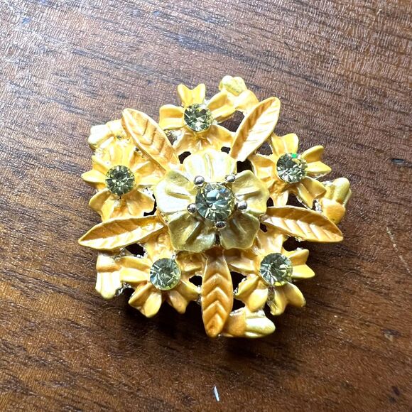 Assorted Jewelry Making Brooch Pins and Pendant Spacers with Swarovski Crystals - Picture 5 of 16